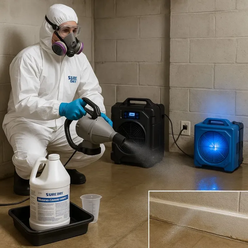 Sanitization and Odor Removal process in Hughesville, MD